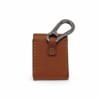Case da Fiil cc2 được làm từ da bò, màu cam gạch khóa nam châm