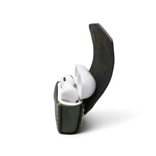 Túi da Airpods Pro được làm từ da bò, xanh rêu hạt