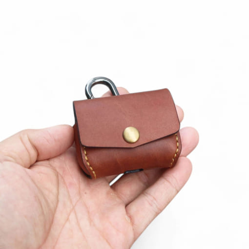 Case da Marshall Motif A.N.C được làm từ da bò, nâu pullup Manory Leather