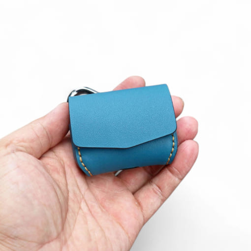 Túi da Marshall Motif A.N.C được làm từ da bò, xanh cyan Manory Leather