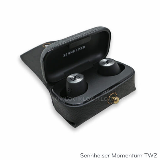 Case da Sennheiser Momentum True Wireless 2 được làm từ da bò