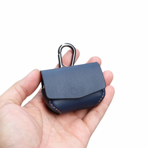 Bao da Sennheiser CX Plus True Wireless được làm từ da bò, xanh navy