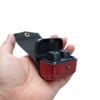 Case da Sennheiser CX Plus True Wireless được làm từ da bò, màu đỏ đô