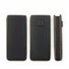 Bao da không nắp Xiaomi Mix Fold 4 được làm từ da bò màu đen hạt