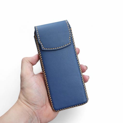 Bao da Galaxy Z fold 3 | 4 | 5 | 6 được làm từ da bò, màu xanh navy