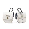 Bao da Bose Quietcomfort Earbuds II và Bose Quietcomfort Ultra Earbuds được làm từ da bò màu trắng