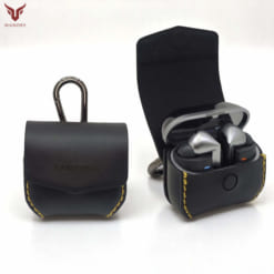 Bao da Samsung Galaxy Buds 3 và Buds 3 Pro, được làm từ da bò khóa nam châm